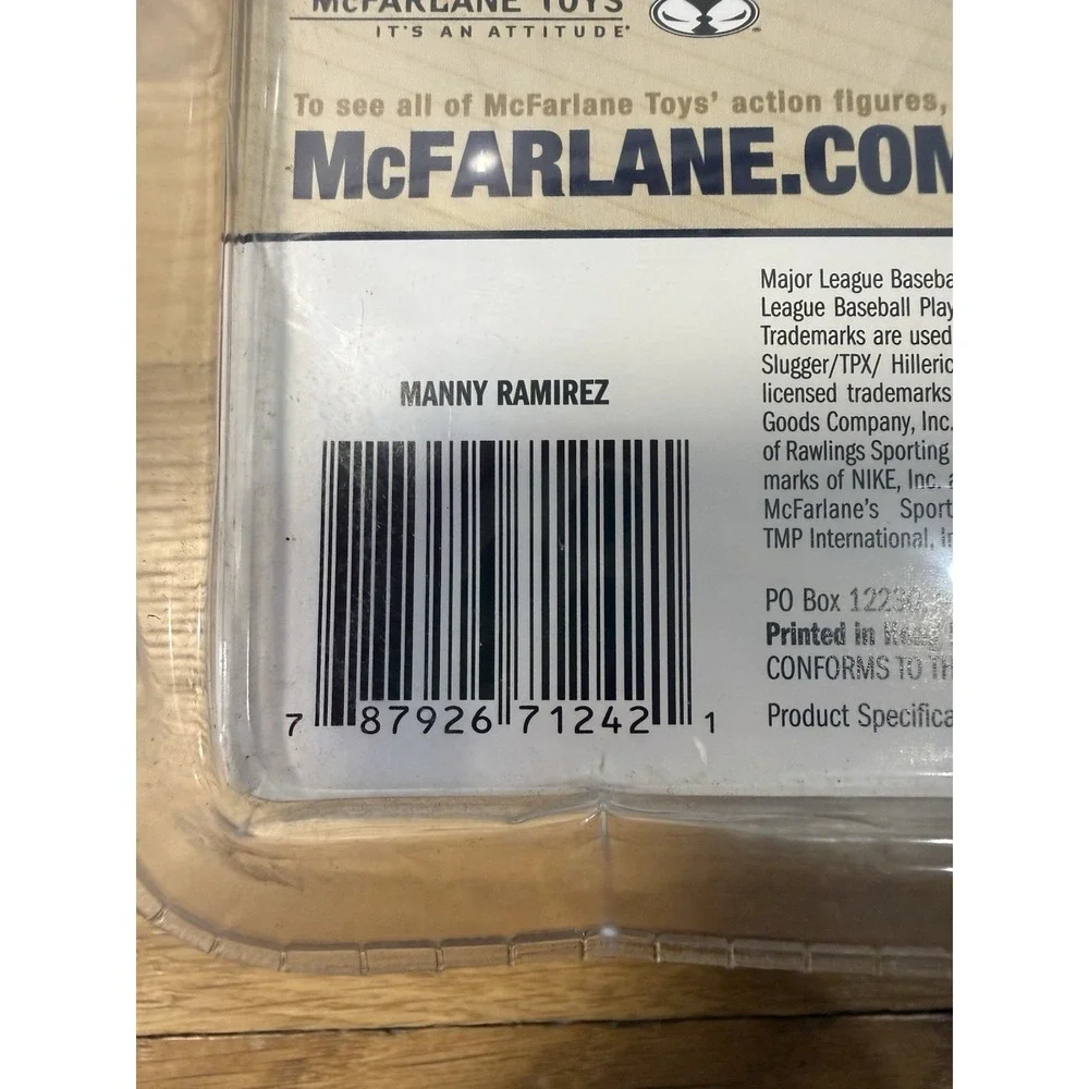 McFarlane MLB Manny Ramirez Boston Red Sox Action Figure White Jersey Series 16